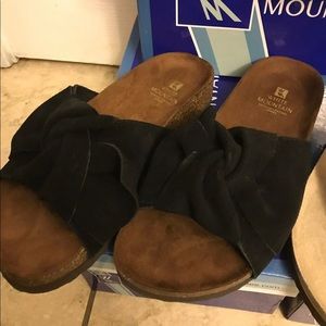 Women’s white mountain sandals